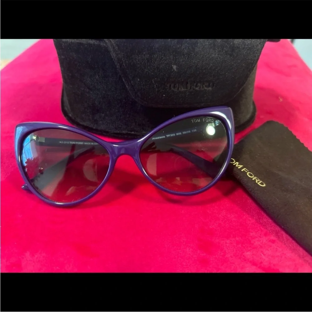 Tom Ford Purple Sunglasses Anastasia
